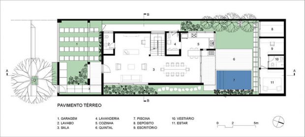 ผังภายในบ้านสองชั้น