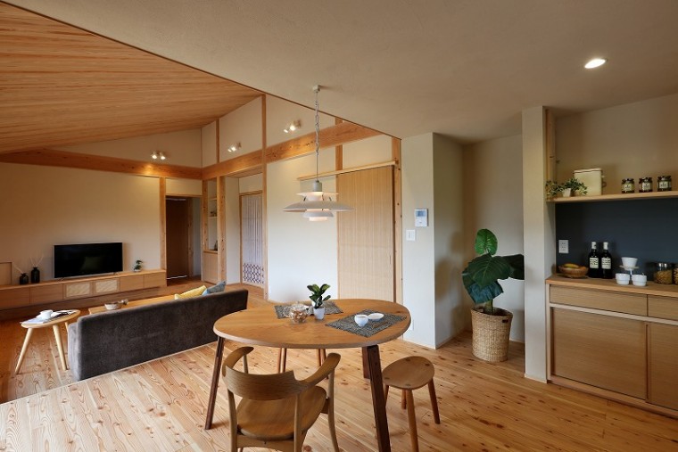 บ้านญี่ปุ่นจัดแปลนแบบเปิด