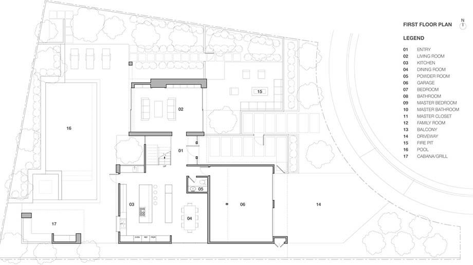 ผังภายในบ้านสองชั้น