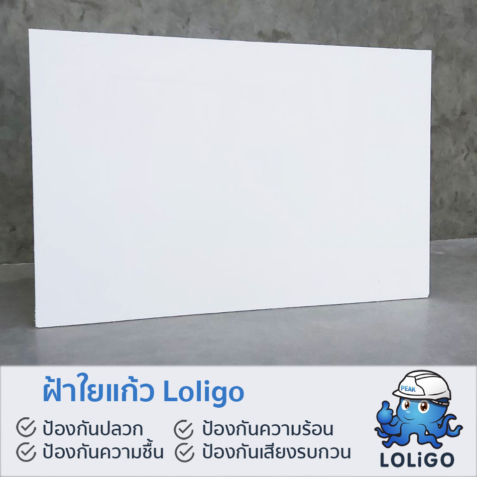 ฝ้าใยแก้ว Loligo ตรา ปลาหมึก