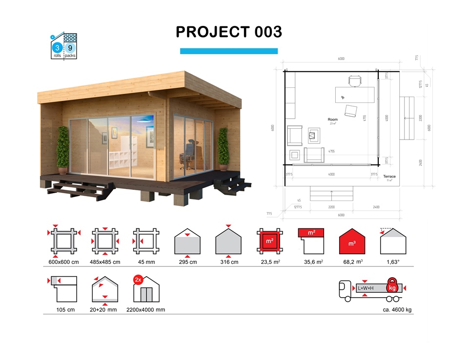 Good-Wood บ้านไม้สนสำเร็จรูป