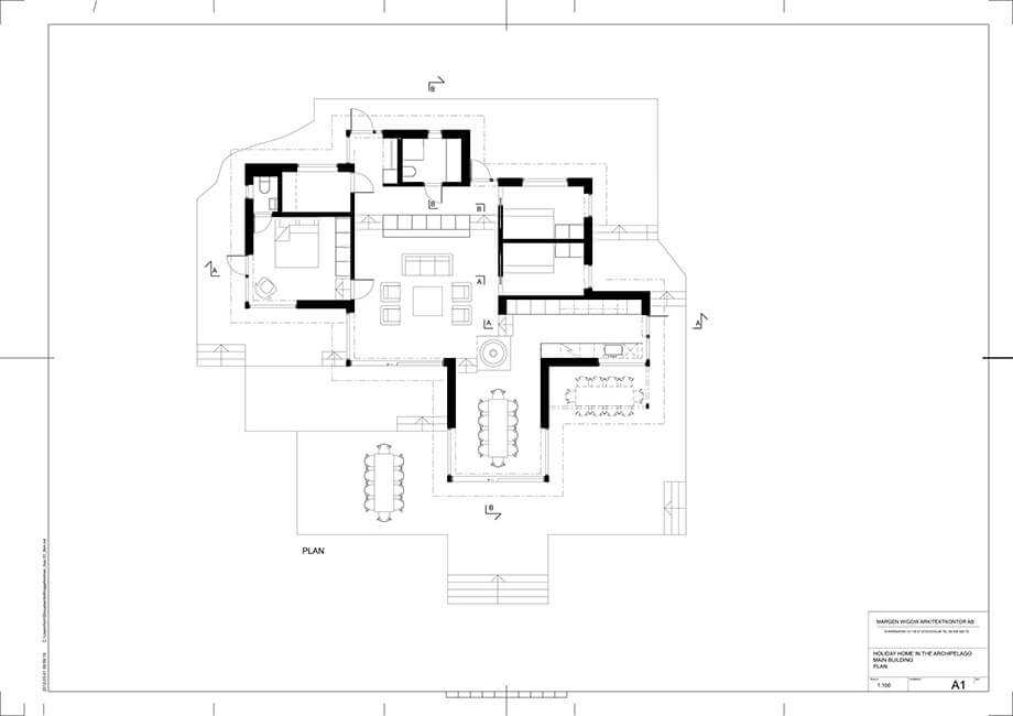 ผังภายในบ้านชั้นเดียว