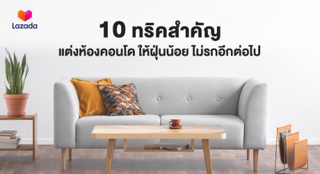จัดคอนโดให้ไร้ฝุ่น