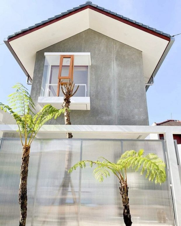 บ้าน modern-minimal ปูนเปลือย