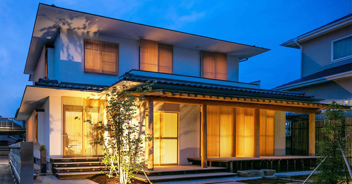 บ้านสองชั้นสไตล์ญี่ปุ่น