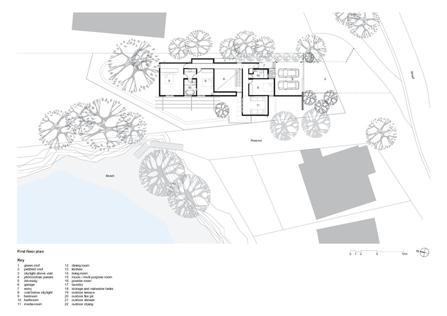 first-floor-plan-of-bundeena-beach-house-by-grove-architects
