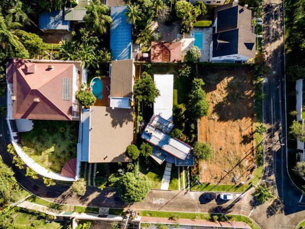 ภาพมุมมอง bird's eye view