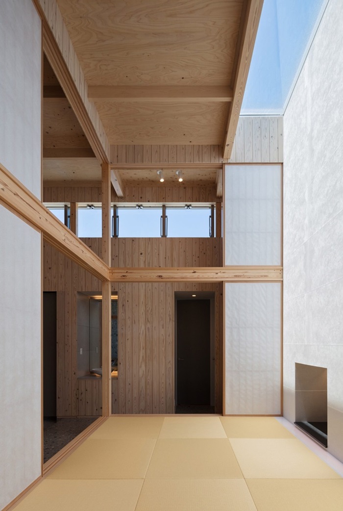 บ้านไม้สไตล์ญี่ปุ่นมี skylight