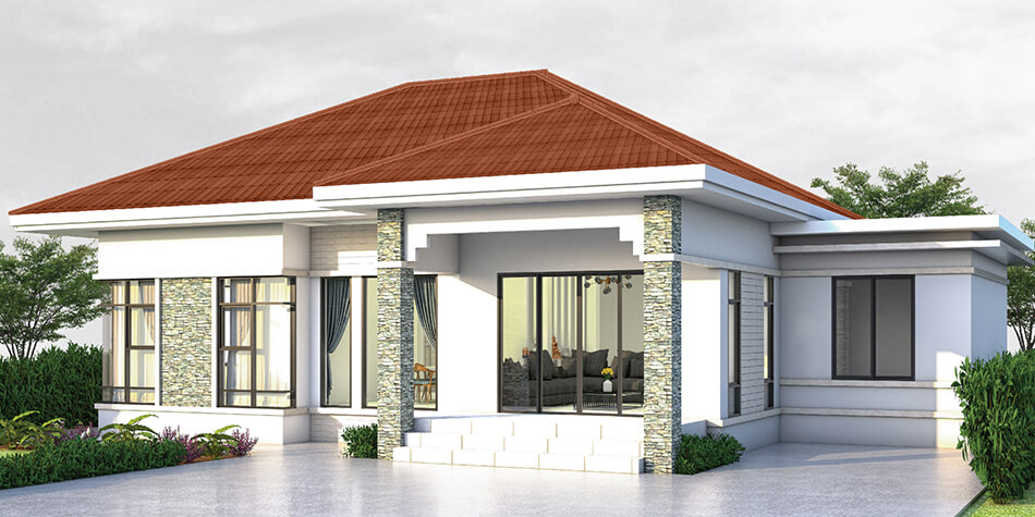 หลังคาเมทัลรูฟ เอสซีจี ลอน Step Tile