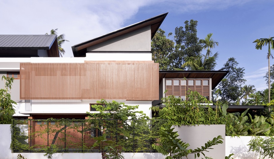 บ้านโมเดิร์นทรอปิคอลหลังคาเพิงหมาแหงน