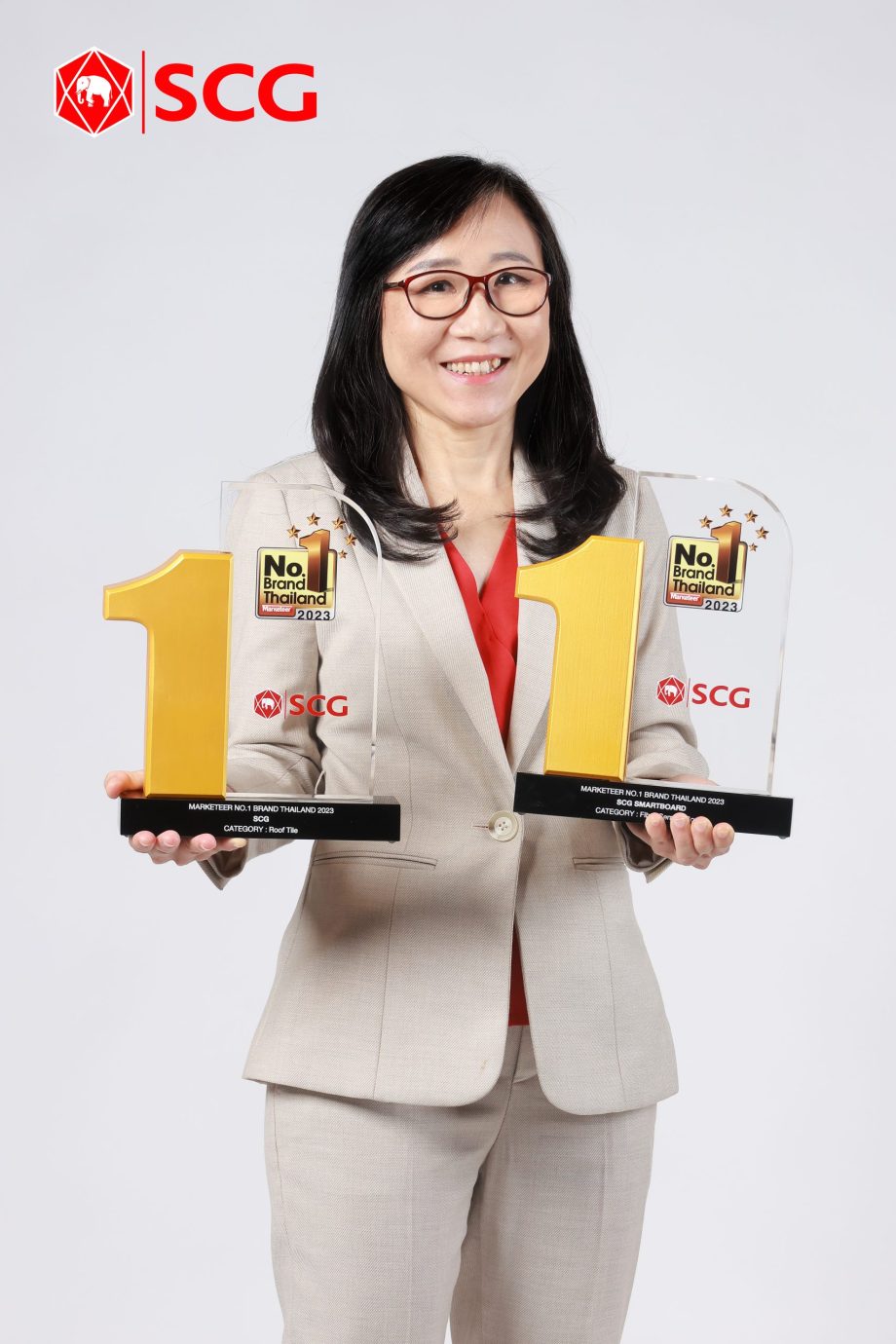 สมาร์ทบอร์ดและหลังคา เอสซีจี คว้ารางวัล No.1 Brand Thailand 2023