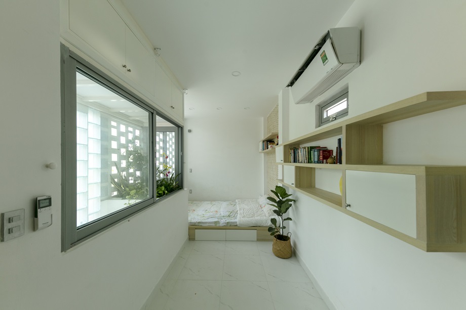 ห้องนอนขนาดกะทัดรัด