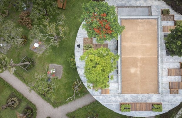 จัดสวนบนหลังคา rooftop garden