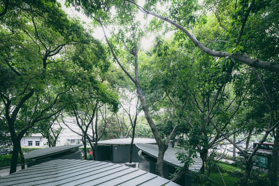 ห้องน้ำสาธารณะกลางสวนในจีน