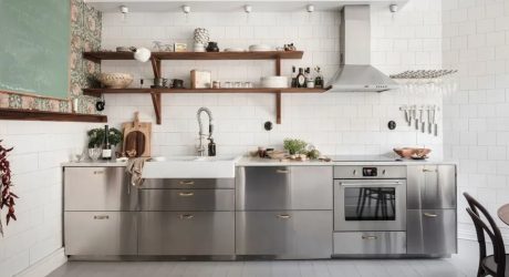 stainless steel kitchen