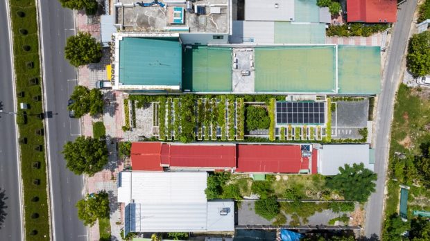 จัดสวนหลังคา Roof Garden