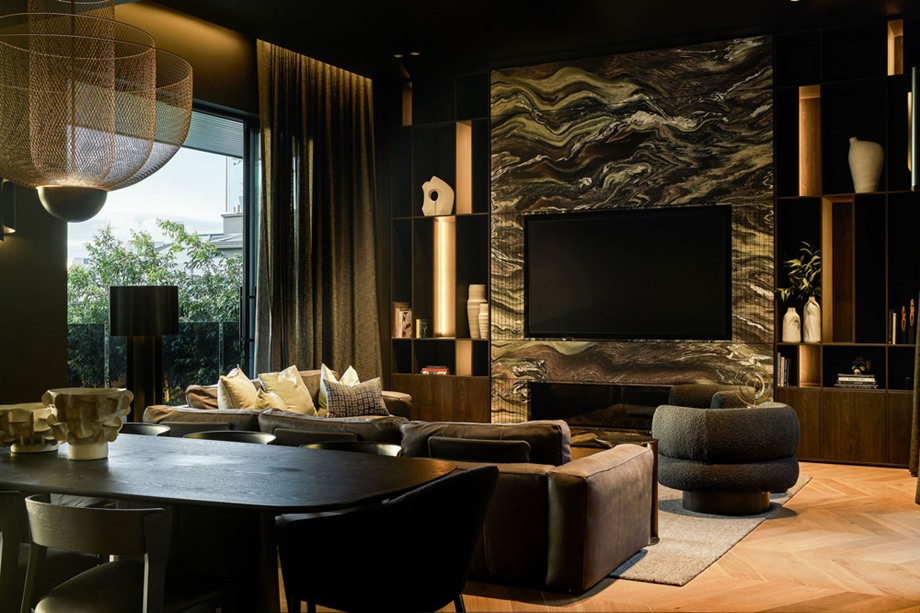 ผนังตกแต่งหิน Verde Luana Marble