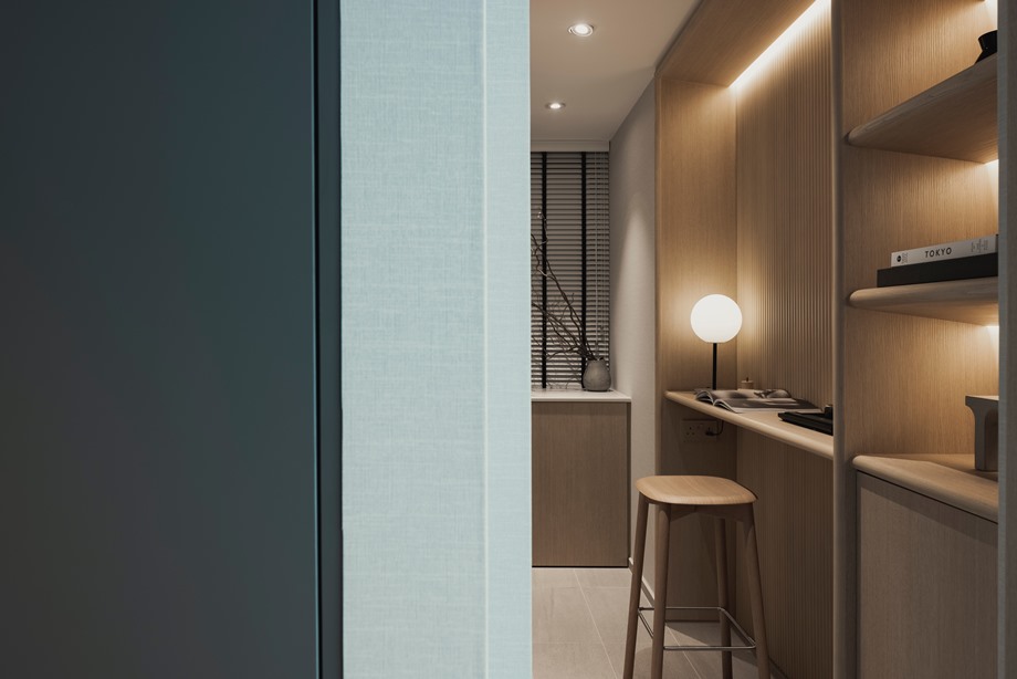 ประตู pocket door เลื่อนซ่อนในผนัง