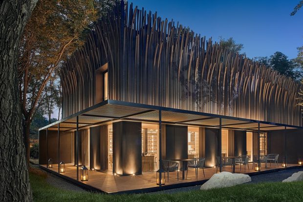 ปรับปรุงร้านน้ำชาเก่าให้หรูหรา