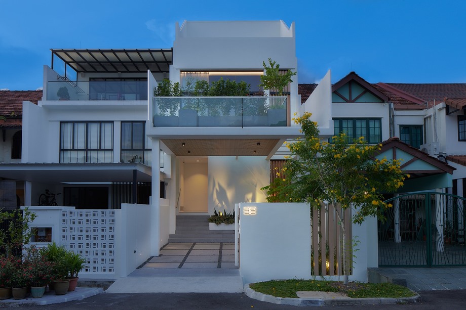 บรรยากาศบ้านช่วงค่ำ