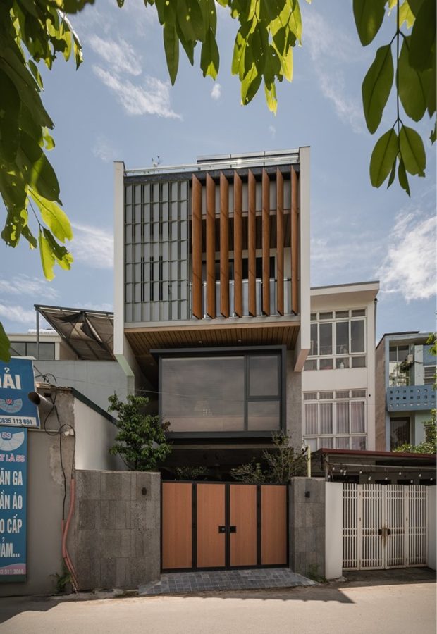 บ้านโมเดิร์นทรอปิคอลเปิดปิดฟาซาดได้