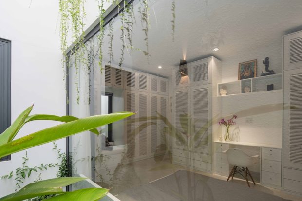 จัดสวนติดห้องนอน