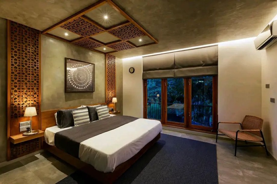 ตกแต่งห้องนอนสไตล์ Luxury ผสมพื้นถิ่น