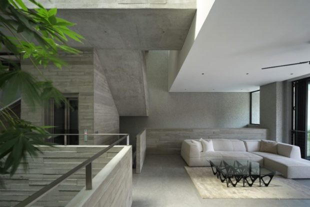 บ้านคอนกรีตสไตล์โมเดิร์นมินิมอล
