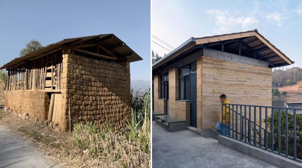 เปรียบเทียบบ้านดินแบบเดิมและบ้านดินอัด