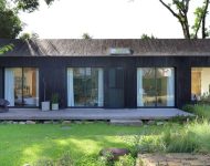 บ้านชั้นเดียวจากไม้ Cross Laminated Timber
