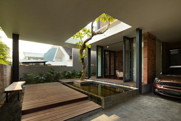 บ้านเขตร้อนมีธรรมชาติเป็นส่วนหนึ่งของบ้าน