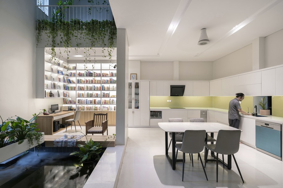 บ้าน Eco จัดสวนและบ่อปลาภายในบ้าน
