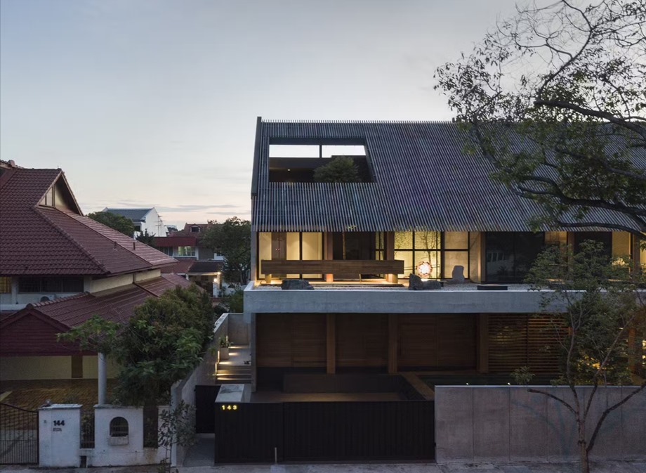 บรรยากาศบ้านช่วงค่ำ