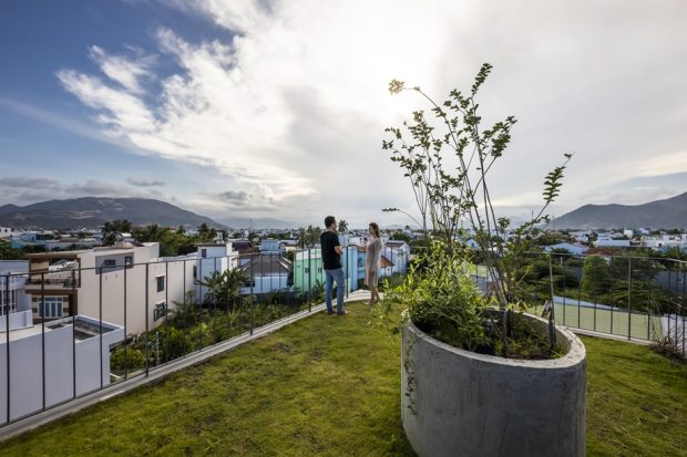 rooftop garden พื้นที่สวนบนหลังคา