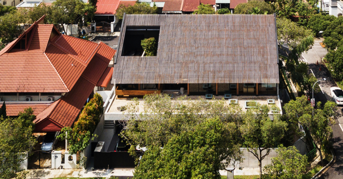 บ้านร่วมสมัยหลังคาจั่ว