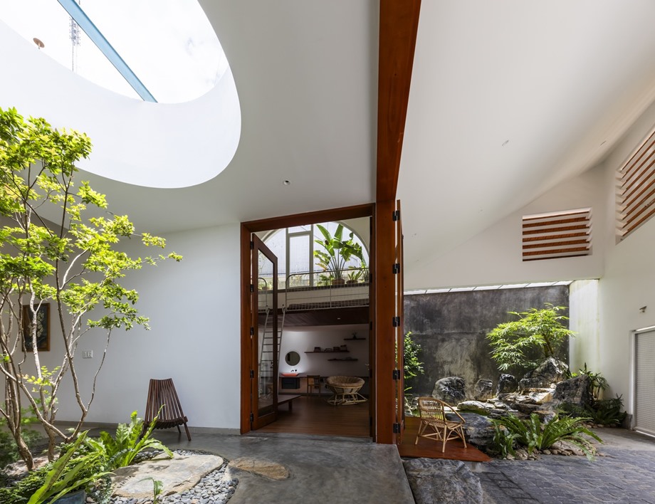 บ้านจัดสวนภายในแบบ inside out -outside in